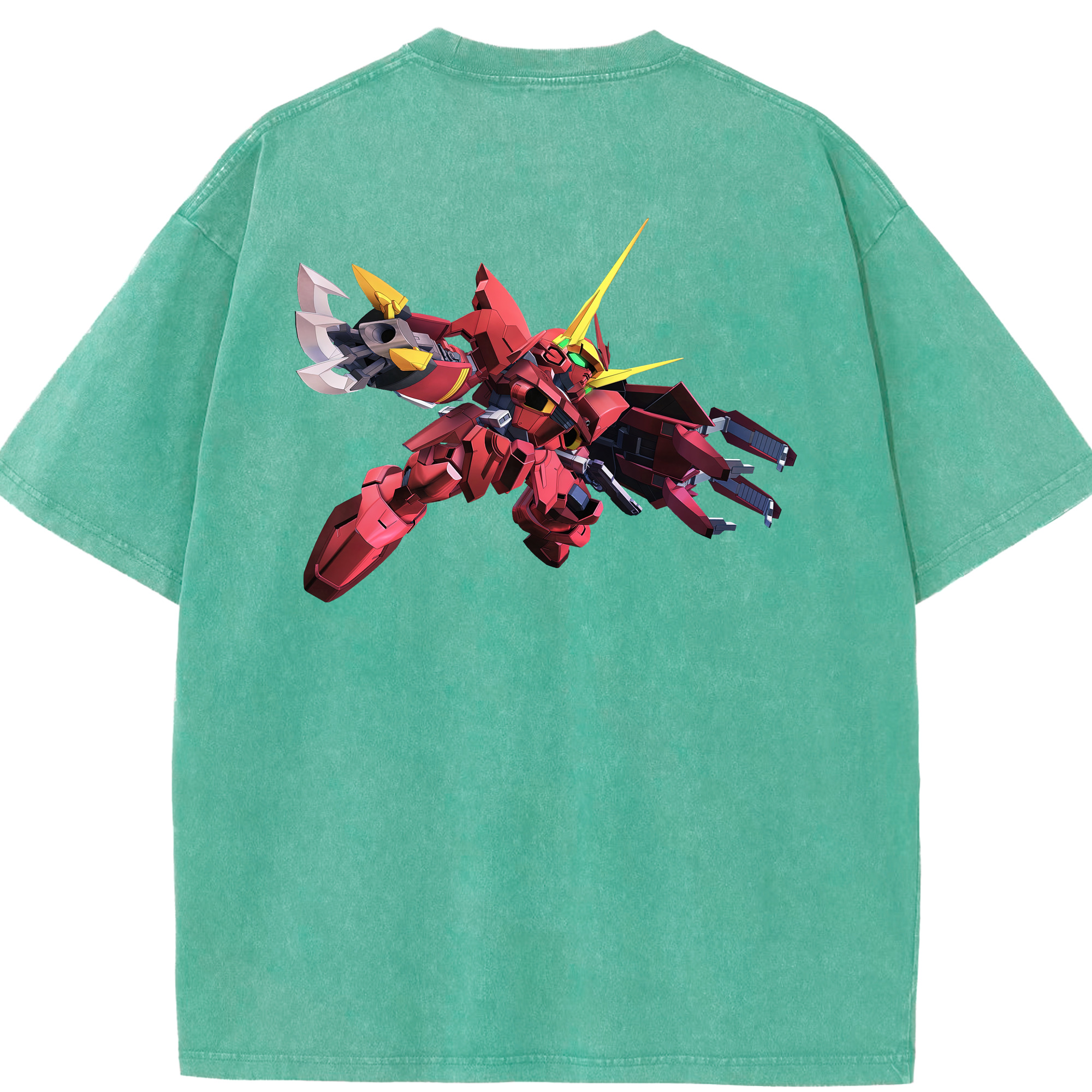 （画像用） 機動戦士ガンダム Mobile Suit Gundam 綿100% ヴィンテージ風 半袖Tシャツ（背面プリント）